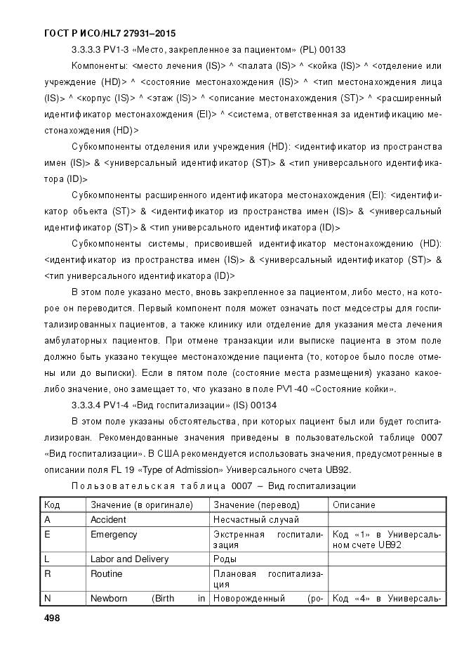 ГОСТ Р ИСО/HL 7 27931-2015, страница 505